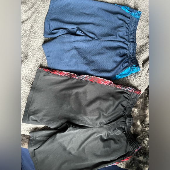 2 Pair Lot Boys Basketball Shorts All in Motion and Under Armor - Picture 2 of 10